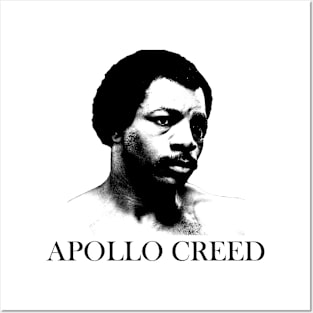 apollo creed black white Posters and Art